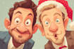 draw christmas cartoon caricature