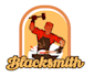 do modern professional repair, tradesman logo design