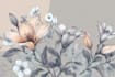 create plant, flowers line art vector