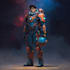 a sci fi character illustration or sci fi character