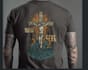 create christmas, retro groovy xmas tshirt design