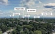 real estate and drone video editing with motion graphics