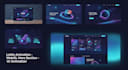 create lottie animation, webgl hero section, homepage UI animation video