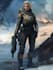 sci fi character illustration or sci fi character