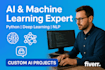 develop ai, machine learning, deep learning and nlp projects in python