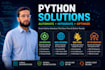 build python automation scripts, fix bugs and web scrapers