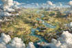 draw a wonderful custom fantasy map