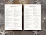 create custom design printable digital restaurant menu