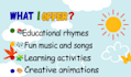 create kids rhymes and learning videos