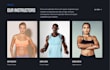 design fitness trainer, yoga, nutrition, weightloss website