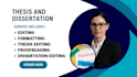 proofread and edit your masters or phd dissertation, thesis,capstone project,dba