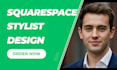 design a modern squarespace wedding planner or stylist website