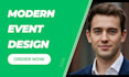 design a modern and professional squarespace event coordinator website