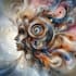 make an illustration expresionism art, graffity, abstract