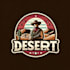 design high quality desert vintage logo with t shirt design