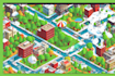 design 2d flat and 3d isometric map