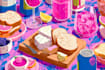 draw you a unique food illustration