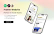 build your portfolio or business website on framer or wix