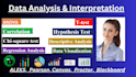 do statistical data analysis using spss, excel, stata