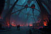 do a fantasy environment concept art oc sci fi art