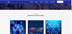 create a modern responsive website using react, javascript, and CSS