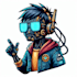 make an as a cyberpunk style character