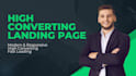 do landing page design with elementor