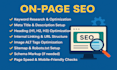 do complete onpage SEO optimization to google rankings