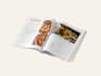design professional restaurant menu and cookbook layout with modern style