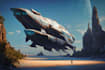 create a sci fi spaceship