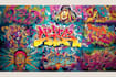create graffiti pop art canvas designs and murals