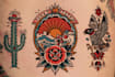 create old school or traditional tattoo style design