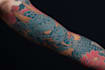 create a tattoo design of tattoo sleeve