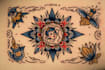 create american traditional tattoo style design