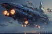 create a sci fi spaceship design