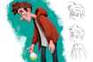 create any cartoon character