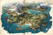 do fantasy map illustration for map