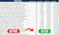 clean, format and organize your excel data in 24 hours