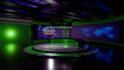 create realistic 3d design for broadcasting, recording, podcasting studio