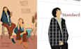 draw vector portraits and illustrations