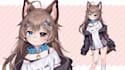 draw and rig live2d model 2d vtuber model anime vtuber model, vtuber rigging