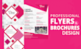 design awesome brochures, posters and flyers design
