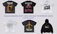 design unique vintage streetwear graphic tee and merchandise