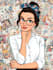 do cute disney cartoon portrait