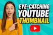design modern youtube thumbnail