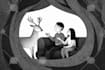 draw illustrations in black and white, characters, objects,