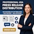 do press release writing and press release distribution
