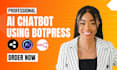 build custom ai chatbot with botpress tidio typebot chatgpt langchain or vapi