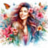 make an original watercolor vactor portrait