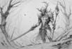 draw a fantasy sketchy illustration